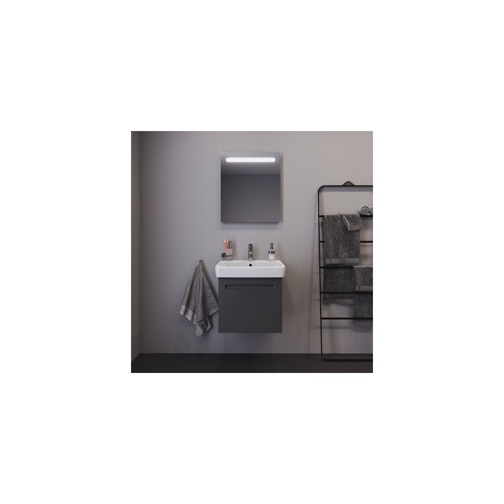 Duravit No.1 Waschtisch 460x600x173mm wandhäng., Weiß Hochglanz, Rechteckig, 1 Was... DURAVIT-2375600000 4063382180179 (Abb. 14)