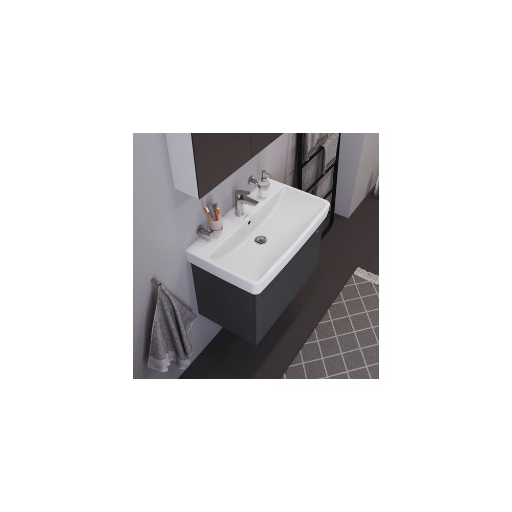 Duravit No.1 Waschtisch 460x800x173mm, Weiß Hochglanz, Rechteckig, 1 Waschplatz/H... DURAVIT-23758000002 4063382181473 (Abb. 16)