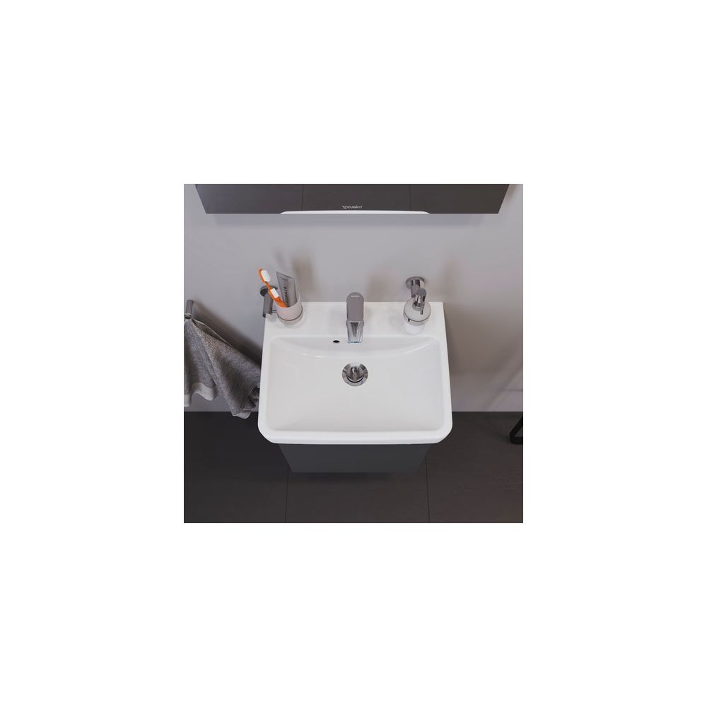 Duravit No.1 Handwaschbecken 400x500x145mm, Weiß Hochglanz, Rechteckig,1 Waschplatz... DURAVIT-0743500000 4063382180216 (Abb. 6)