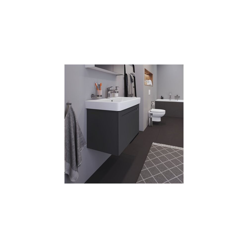 Duravit No.1 Waschtischunterbau wandhängend 426x740x478mm Graphit Matt, Folie/... DURAVIT-N14283049490000 4063382218773 (Abb. 9)