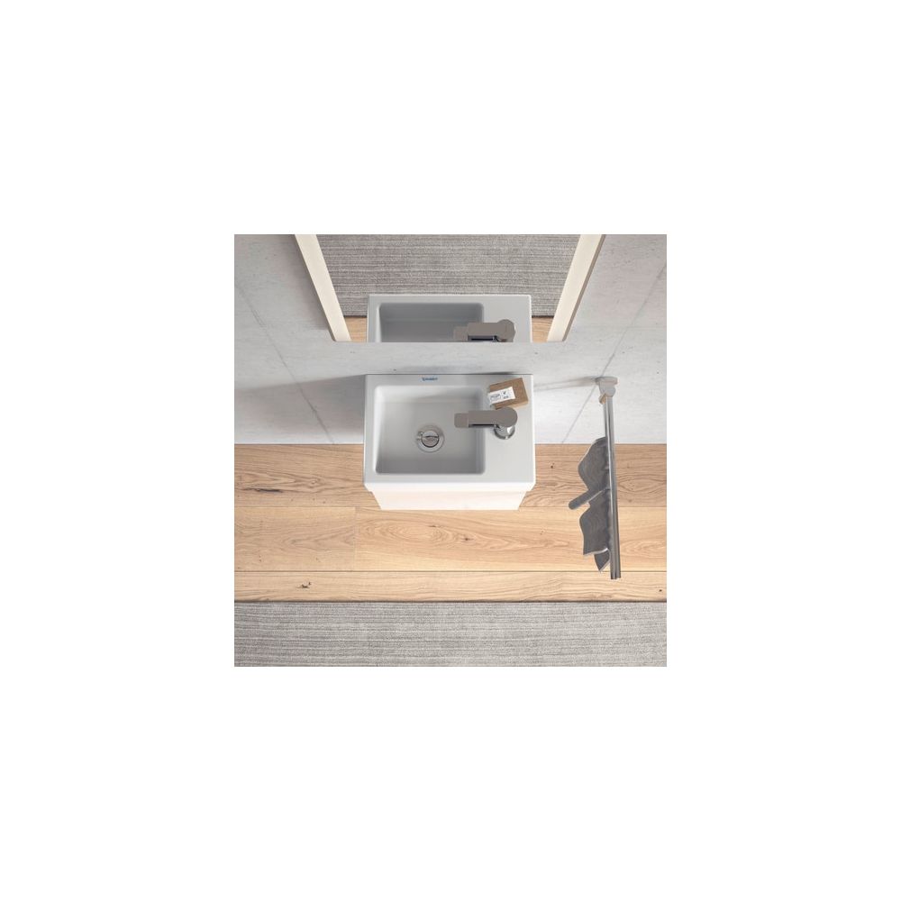 Duravit Vero Air Handwaschbecken 250x380x140mm, Weiß Hochglanz, WonderGliss, Rech... DURAVIT-07243800001 4053424509334 (Abb. 12)