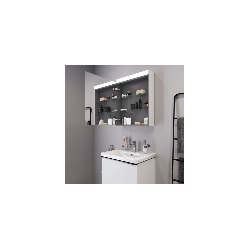 Duravit Better Spiegelschrank mit Licht Wandmontage 148x610x760mm, L, Neutral, Tü... DURAVIT-LM7830R00001 4053424467801 (Abb. 2)
