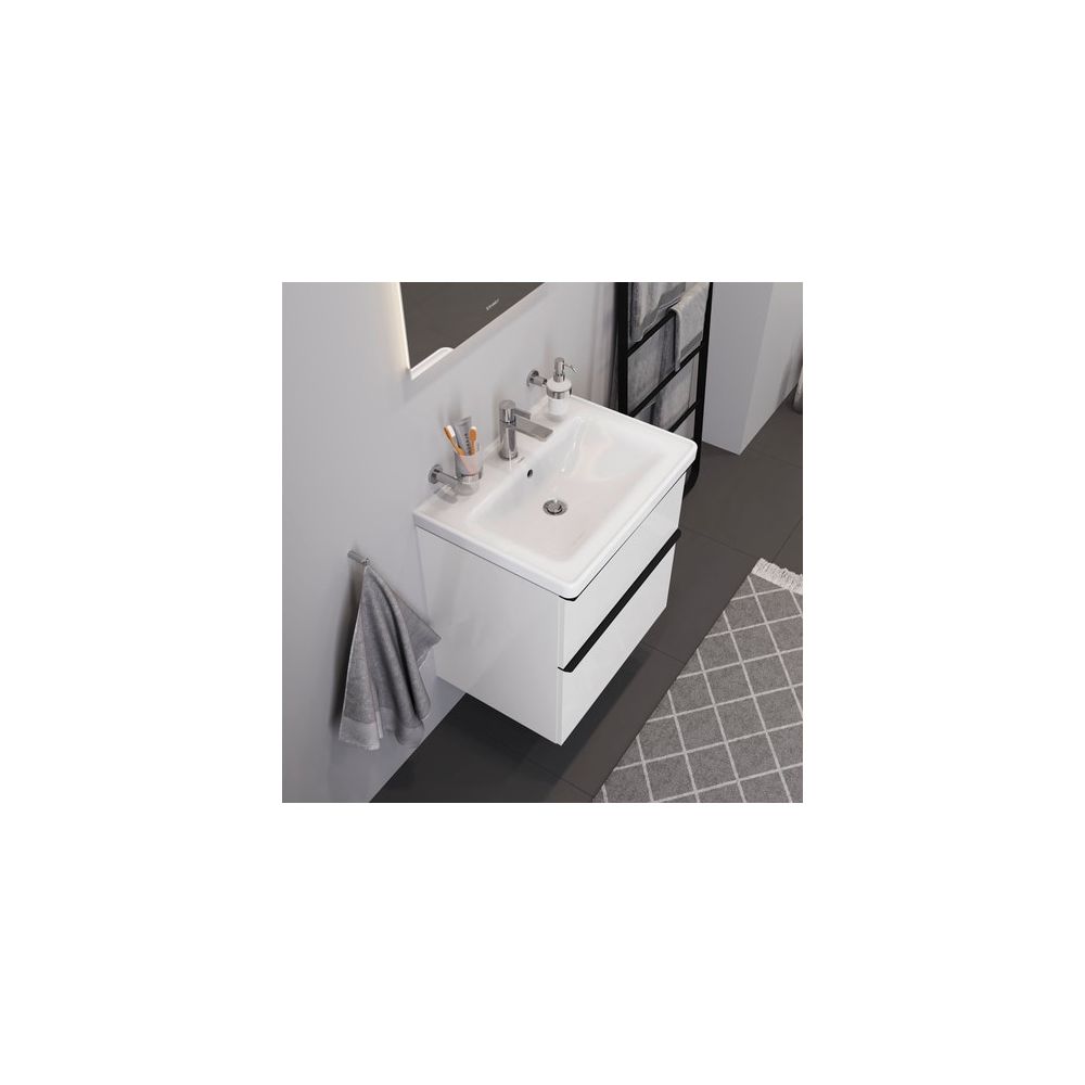 Duravit D-Neo Waschtisch 480x650x160mm, Weiß Hochglanz, Rechteckig, 1 Waschplatz/HL... DURAVIT-2367650000 4063382015624 (Abb. 2)