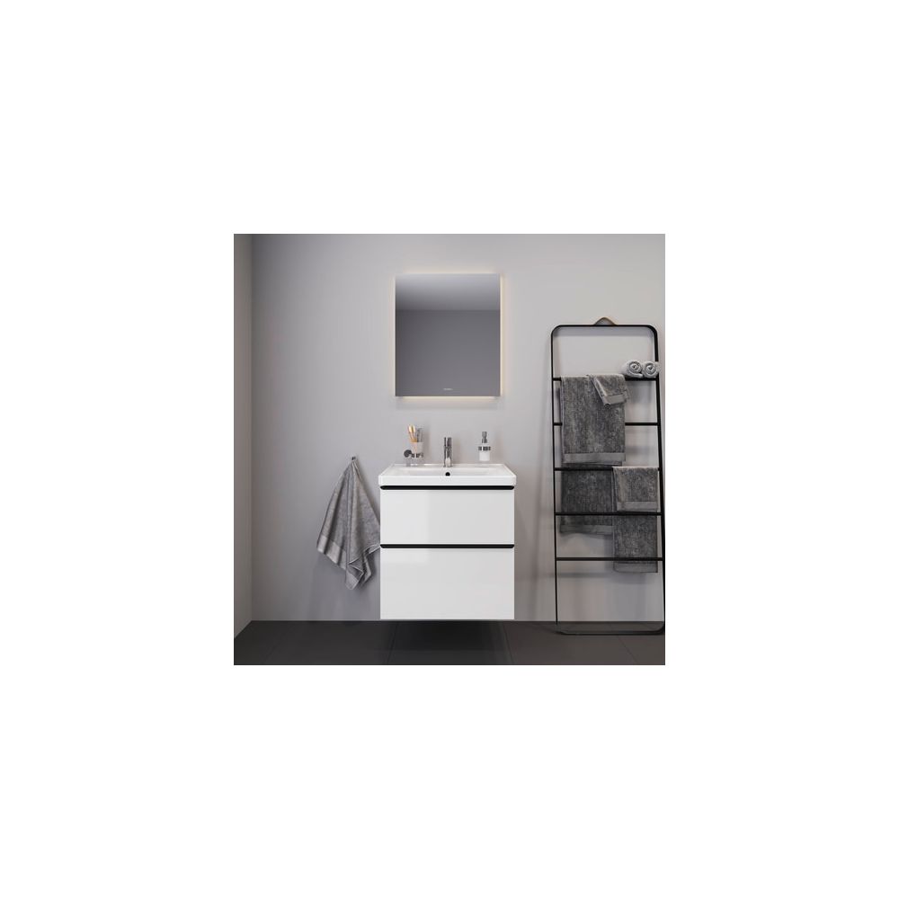 Duravit D-Neo Waschtisch 480x650x160mm, Weiß Hochglanz, Rechteckig, 1 Waschplatz/HL... DURAVIT-2367650000 4063382015624 (Abb. 4)