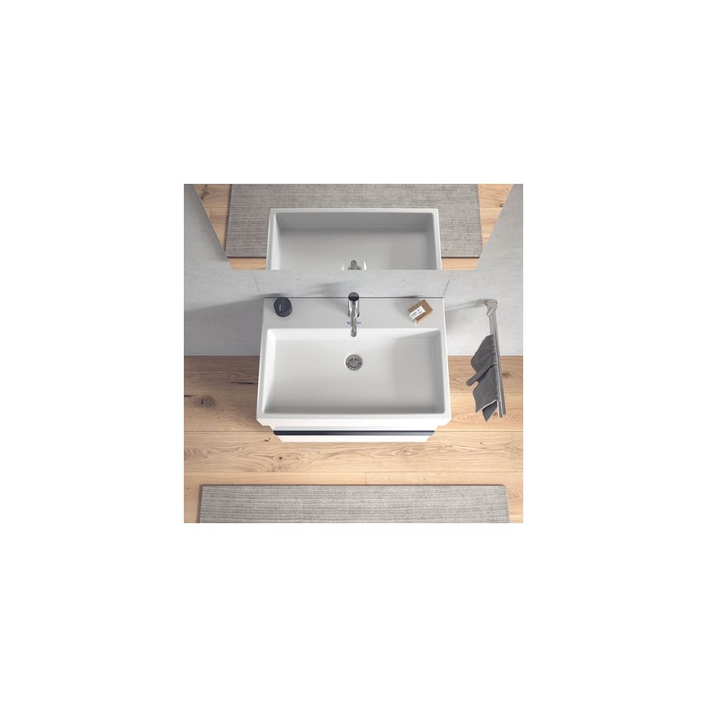 Duravit Vero Air Waschtisch 470x700x165mm wh Weiß Hochglanz, Rechteckig, WonderGli... DURAVIT-23507000001 4053424180229 (Abb. 8)