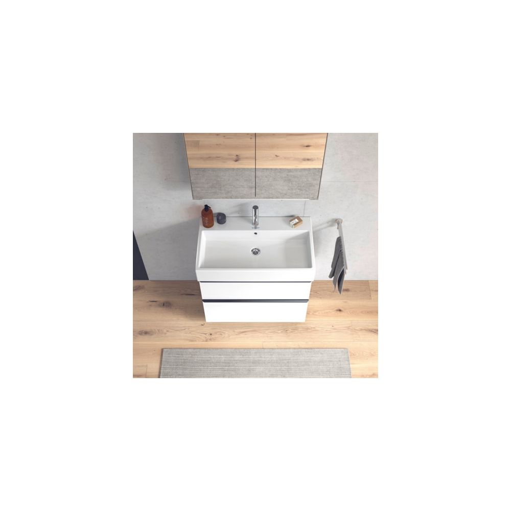 Duravit Vero Air Waschtisch 470x800x165mm wandhäng., Weiß Hochglanz, Rechteckig, 1... DURAVIT-2350800000 4053424120911 (Abb. 19)