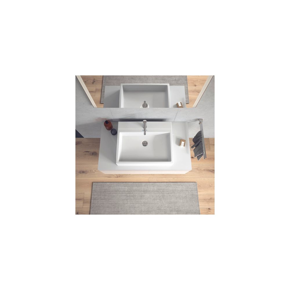 Duravit Vero Air Aufsatzbecken 600mm, Weiß Hochglanz, Rechteckig, mit HLB, mit Übe... DURAVIT-2352600000 4053424139500 (Abb. 11)