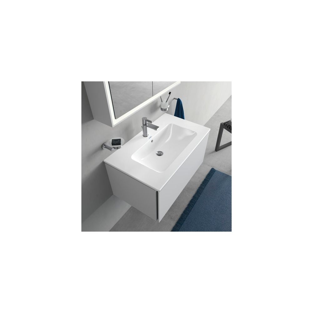 Duravit ME by Starck Waschtisch 490x830x180mm, Weiß Hochglanz, Rechteckig, 1 Wasch... DURAVIT-2336830000 4021534966538 (Abb. 21)