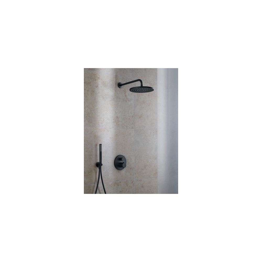 Duravit Kopfbrause, Mattschwarz, Kunststoff, Rund, d. Kopfbrause 250mm, 21l/min, ... DURAVIT-UV0660018046 4063382938077 (Abb. 6)