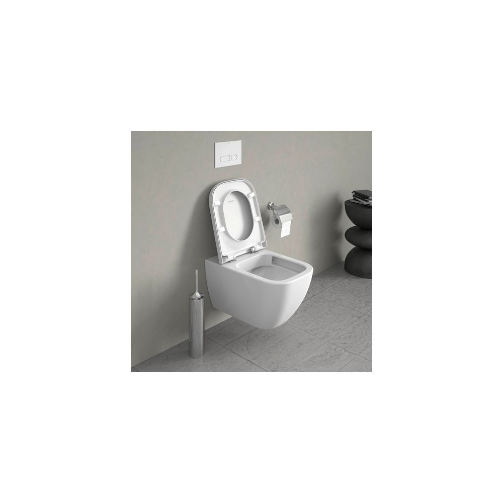 Duravit Happy D.2 Wand-WC 540x365x335mm, Weiß Hochglanz, 4,5l, WonderGliss, Tiefsp... DURAVIT-22220900001 4021534953231 (Abb. 2)
