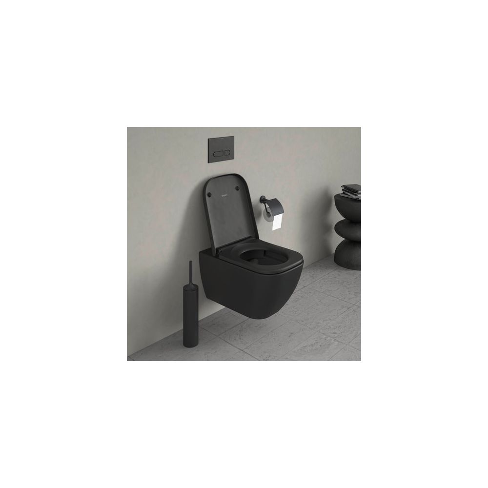 Duravit Happy D.2 WC-Sitz Anthrazit Matt 359x43x430mm mit Absenkauto. Sitzgarnitur ... DURAVIT-0064591300 4053424703381 (Abb. 3)