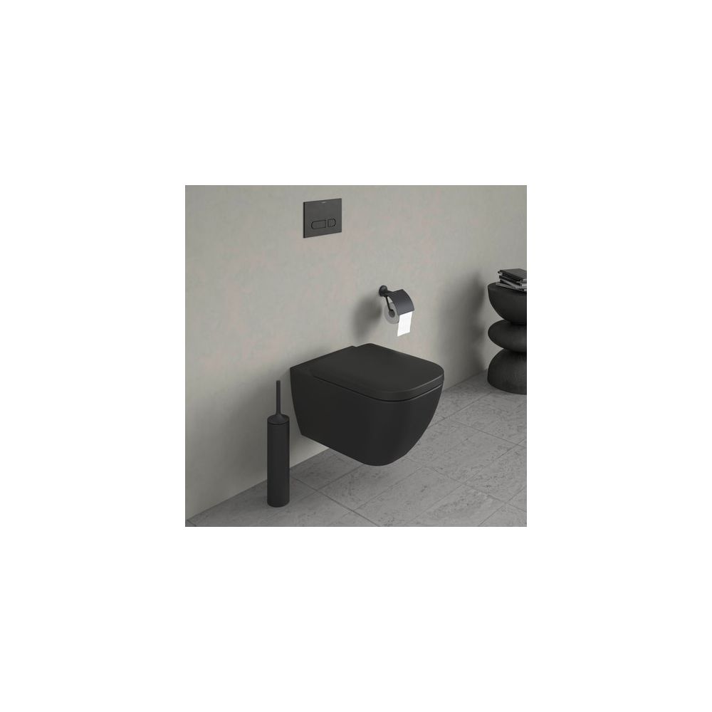Duravit Happy D.2 WC-Sitz Anthrazit Matt 359x43x430mm mit Absenkauto. Sitzgarnitur ... DURAVIT-0064591300 4053424703381 (Abb. 4)