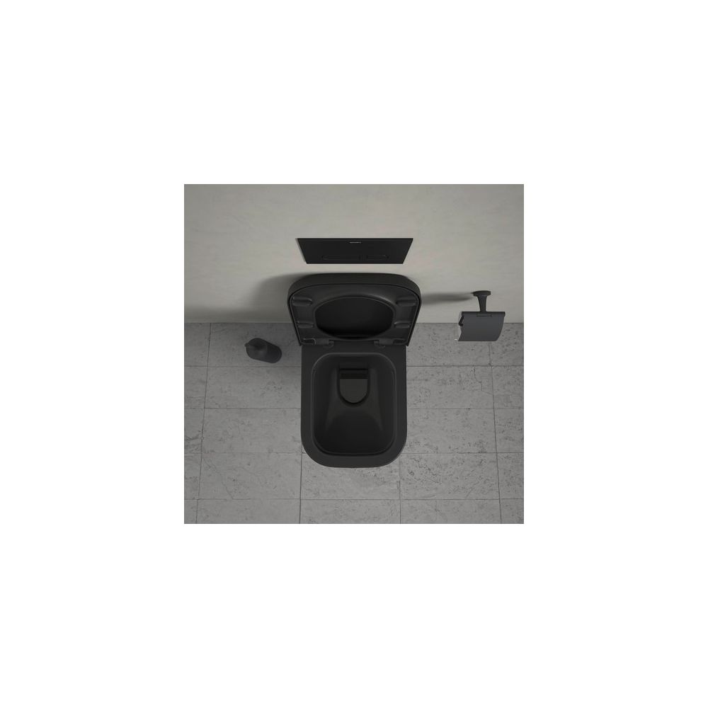 Duravit Happy D.2 WC-Sitz Anthrazit Matt 359x43x430mm mit Absenkauto. Sitzgarnitur ... DURAVIT-0064591300 4053424703381 (Abb. 6)