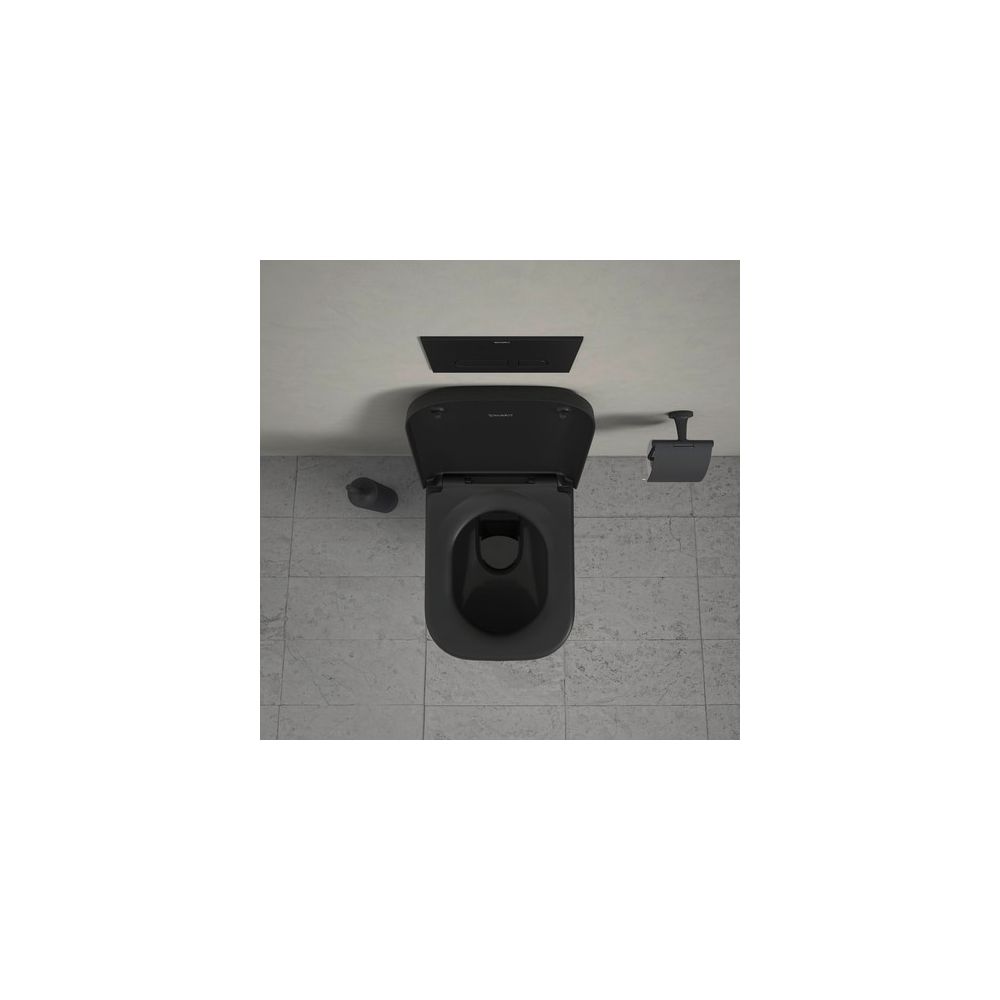Duravit Happy D.2 WC-Sitz Anthrazit Matt 359x43x430mm mit Absenkauto. Sitzgarnitur ... DURAVIT-0064591300 4053424703381 (Abb. 7)
