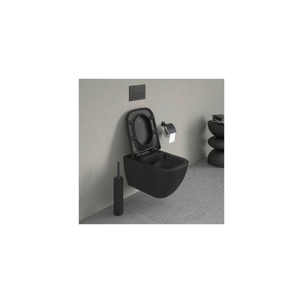 Duravit Happy D.2 WC-Sitz Anthrazit Matt 359x43x430mm mit Absenkauto. Sitzgarnitur ... DURAVIT-0064591300 4053424703381 (Abb. 9)