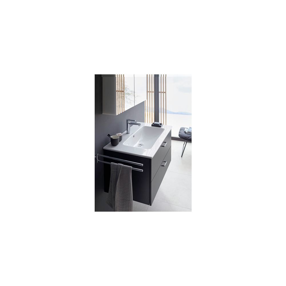Duravit ME by Starck Waschtisch 490x830x180mm, Weiß Hochglanz, Rechteckig, 1 Wasch... DURAVIT-2336830000 4021534966538 (Abb. 49)