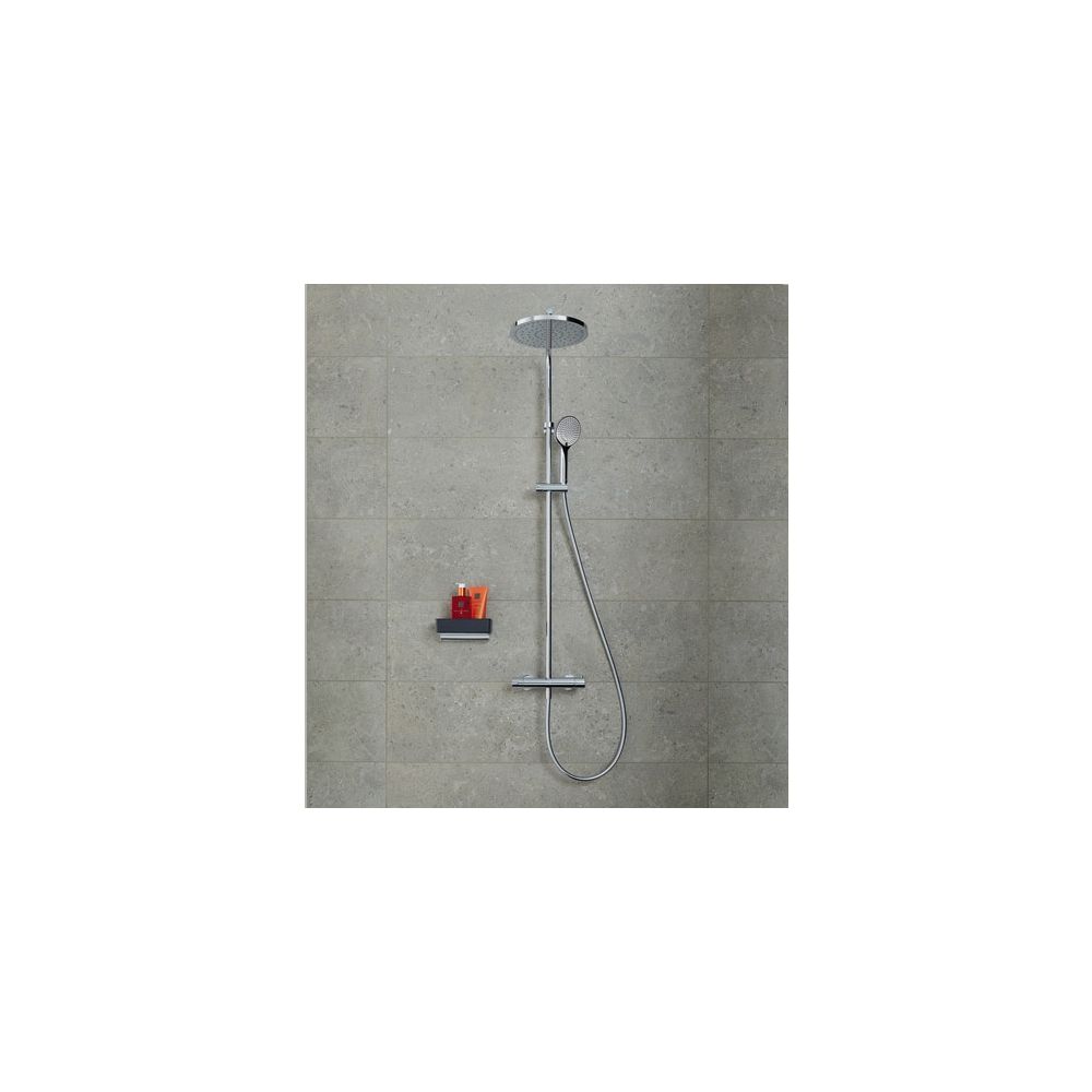 Duravit B.2 Duschsystem, Chrom, Thermostat, Hand- und Kopfbrause 250mm, 11l/min, ... DURAVIT-B24280008010 4053424865805 (Abb. 5)
