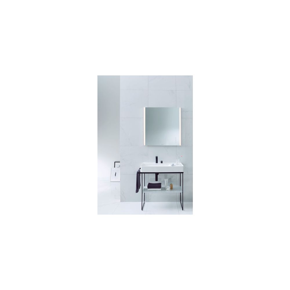 Duravit DuraSquare Metallkonsole 451x865x740-790mm variabel, Mattschwarz, bodensteh... DURAVIT-0031114600 4053424506418 (Abb. 2)