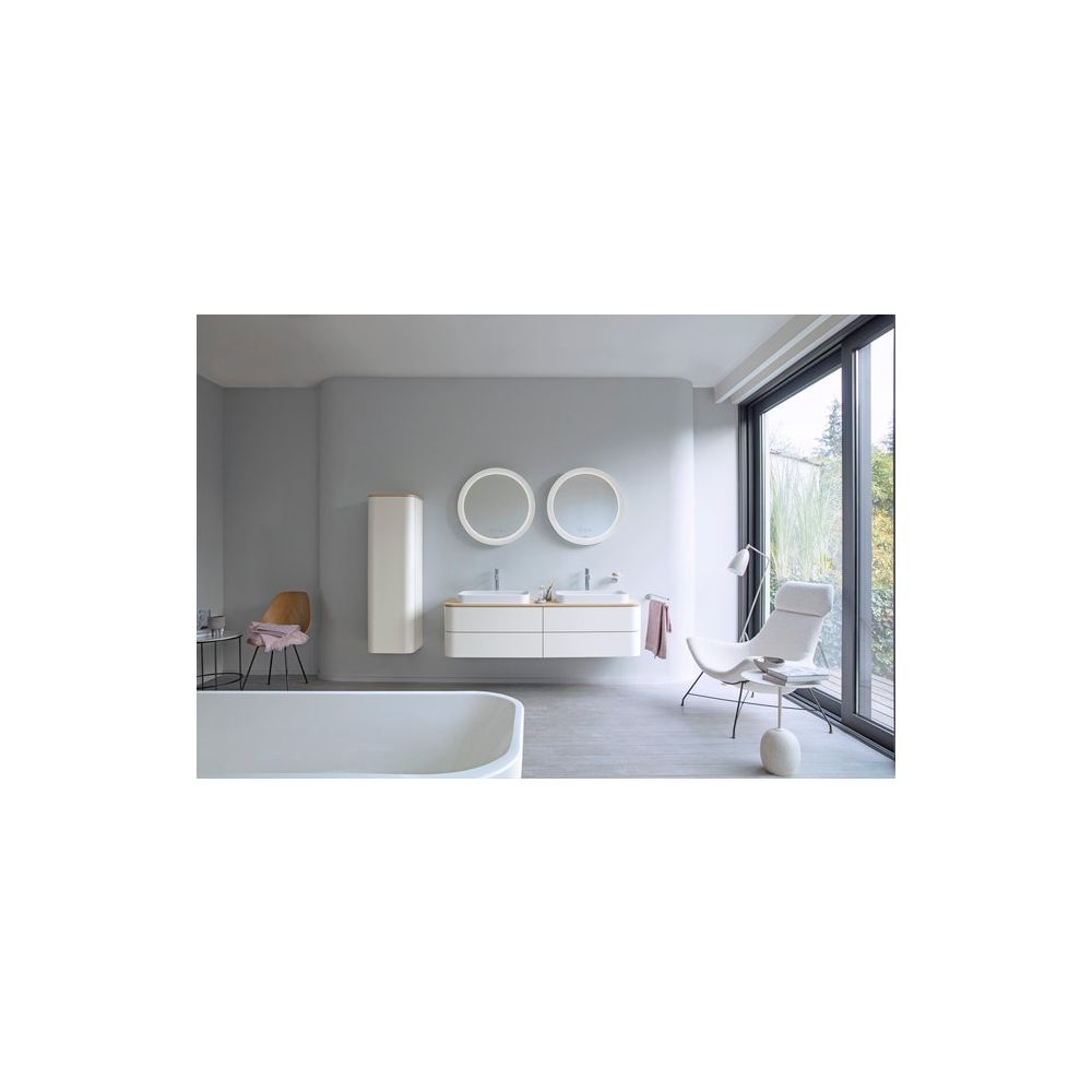 Duravit Happy D.2 Abdeckplatte, Halbrund, 364x403x16mm, Mediterrane Eiche Matt, mi... DURAVIT-HP030007171 4053424866956 (Abb. 5)