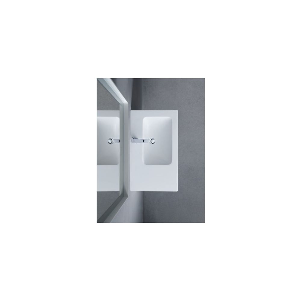 Duravit ME by Starck Waschtisch 490x830x180mm, Weiß Seidenmatt, Rechteckig, 1 Wasch... DURAVIT-2346833200 4053424893341 (Abb. 4)