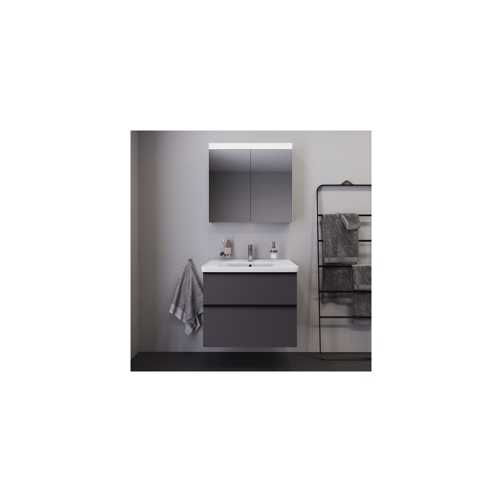 Duravit D-Neo Waschtisch 480x800x165mm, Weiß Hochglanz, Rechteckig, 1 Waschplatz/H... DURAVIT-2367800000 4053424981970 (Abb. 11)