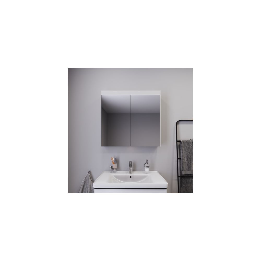 Duravit Good Spiegelschrank mit Licht Wandmontage 148x810x760mm, Neutral, 2 Tü... DURAVIT-LM7821000000000 4063382580269 (Abb. 2)