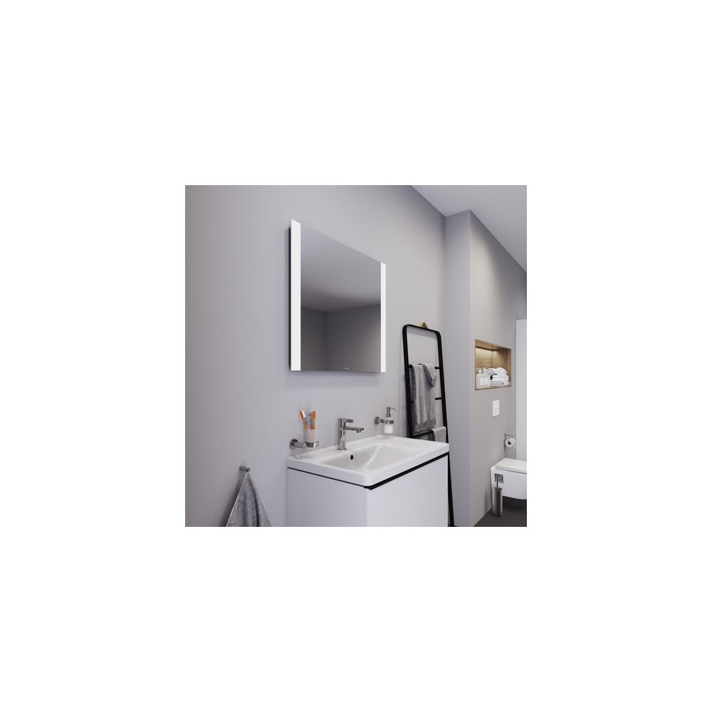 Duravit Licht und Spiegel Wandmontage 34x800x700mm, Mattweiß, Good, LED seitli... DURAVIT-LM7866000000000 4063382552150 (Abb. 1)