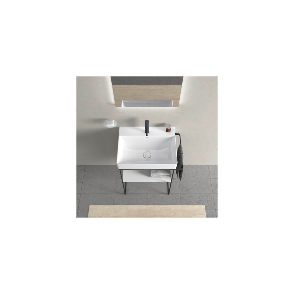 Duravit DuraSquare Metallkonsole 451x665x740-790mm variabel, Mattschwarz, bodensteh... DURAVIT-0031014600 4053424418216 (Abb. 4)