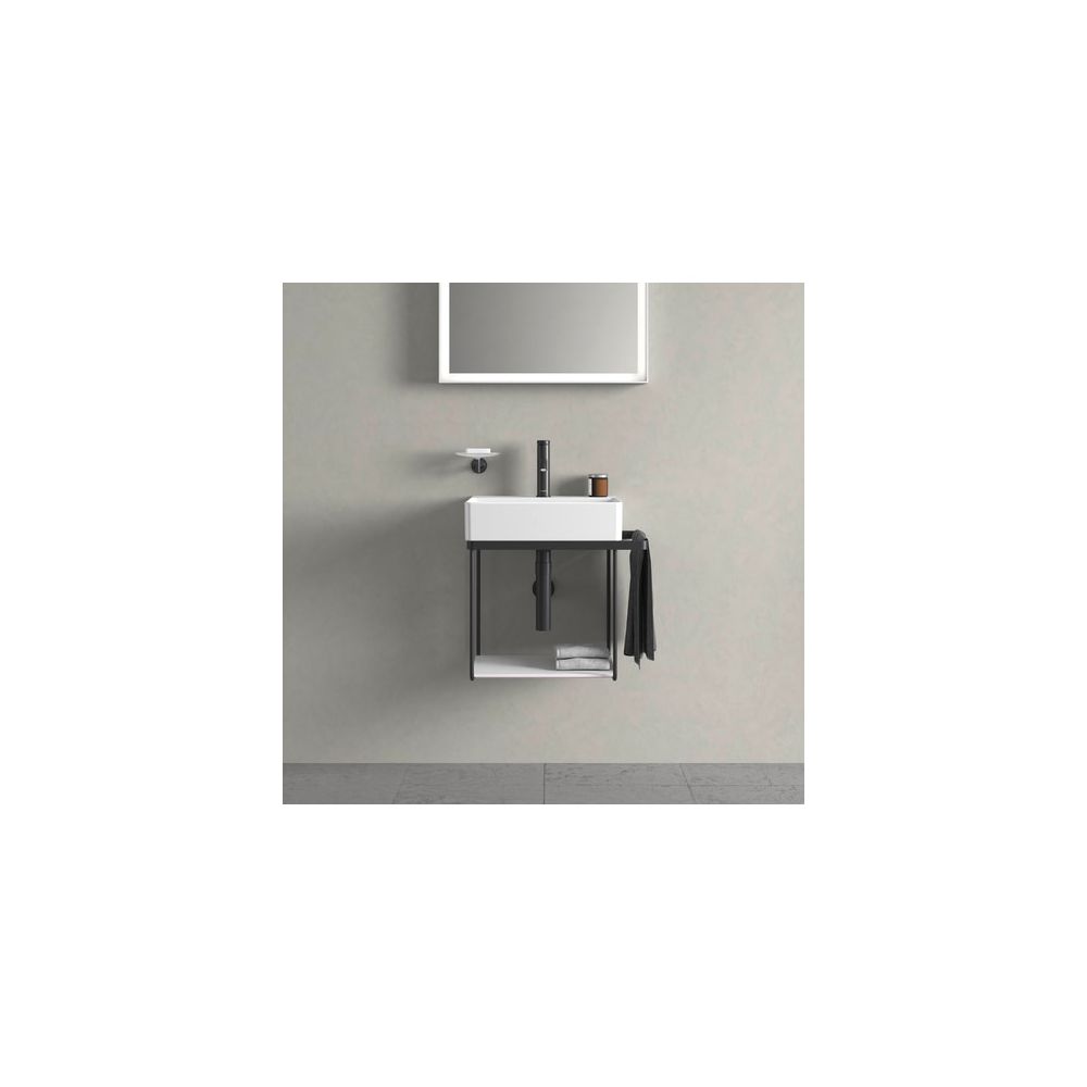 Duravit DuraSquare Metallkonsole 333x516x400mm, Mattschwarz, unter Waschtisch mit H... DURAVIT-0031104600 4053424467092 (Abb. 1)