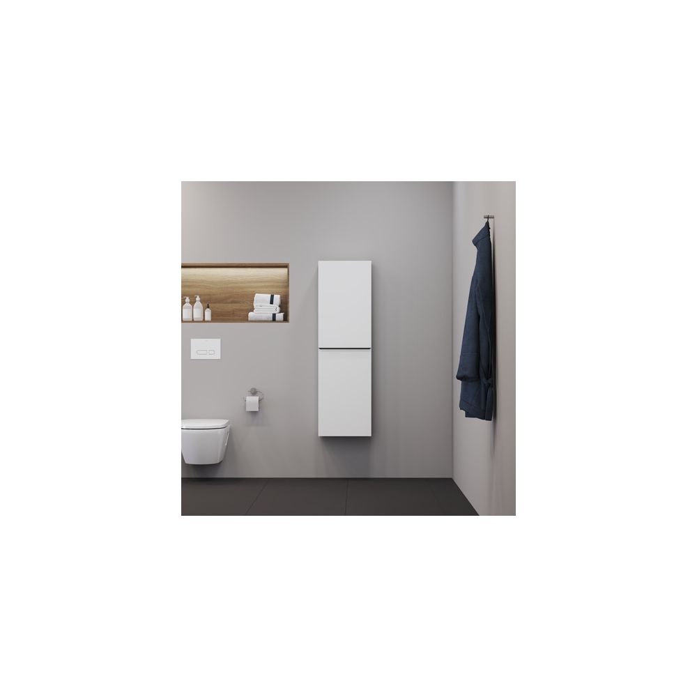 Duravit D-Neo Halbhochschrank Dekor 240x400x1320mm Rechts, Mattweiß, 1 Tür L, 4 Gl... DURAVIT-DE011801818 4063382163486 (Abb. 5)