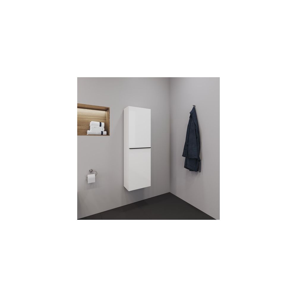 Duravit D-Neo Halbhochschrank Dekor 240x400x1320mm Rechts, Weiß Hochglanz, 1 Tür L... DURAVIT-DE011802222 4063382163462 (Abb. 3)