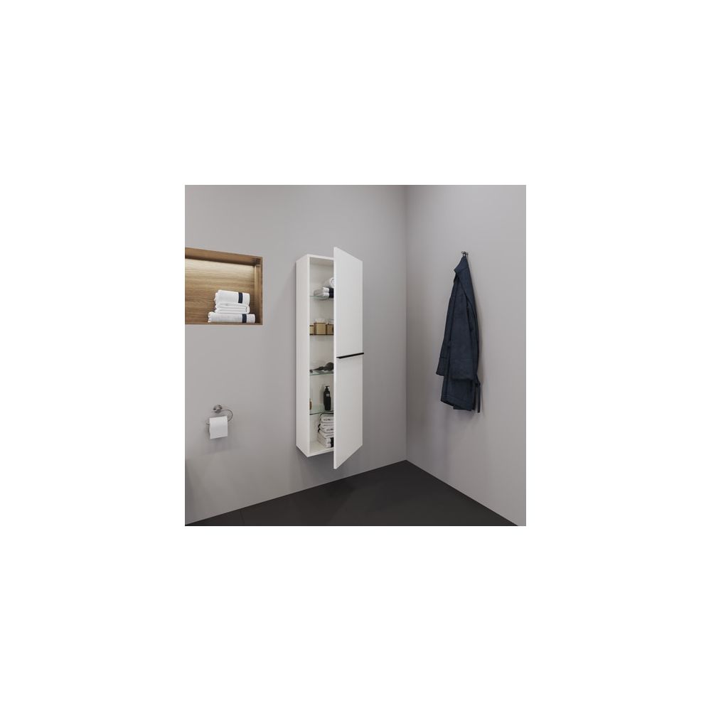 Duravit D-Neo Halbhochschrank Dekor 240x400x1320mm Rechts, Weiß Hochglanz, 1 Tür L... DURAVIT-DE011802222 4063382163462 (Abb. 5)
