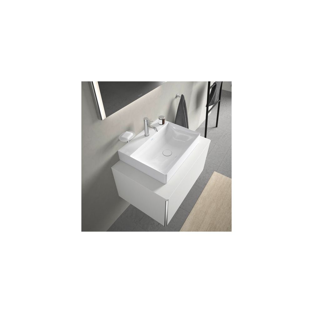 Duravit DuraSquare Waschtisch470x600x145mm wandh. Weiß Hochglanz, Rechteckig, DuraC... DURAVIT-2353600071 4053424151137 (Abb. 6)