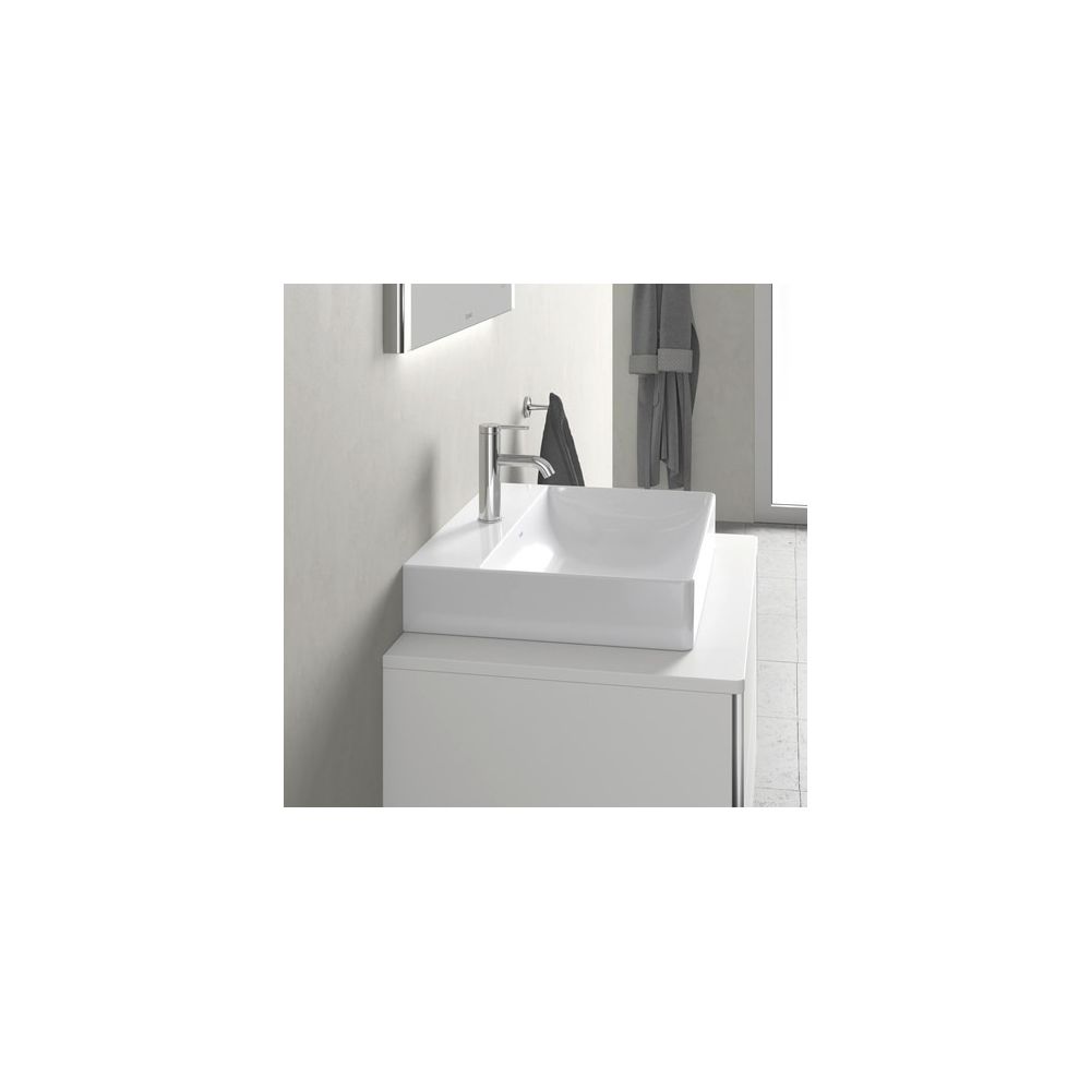 Duravit DuraSquare Waschtisch470x600x145mm wandh. Weiß Hochglanz, Rechteckig, DuraC... DURAVIT-2353600071 4053424151137 (Abb. 7)