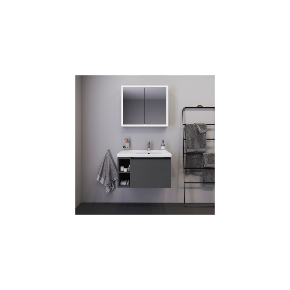 Duravit D-Neo Waschtisch 480x800x160mm, Weiß Hochglanz, Rechteckig, 1 Waschplatz R,... DURAVIT-2370800000 4063382016829 (Abb. 5)