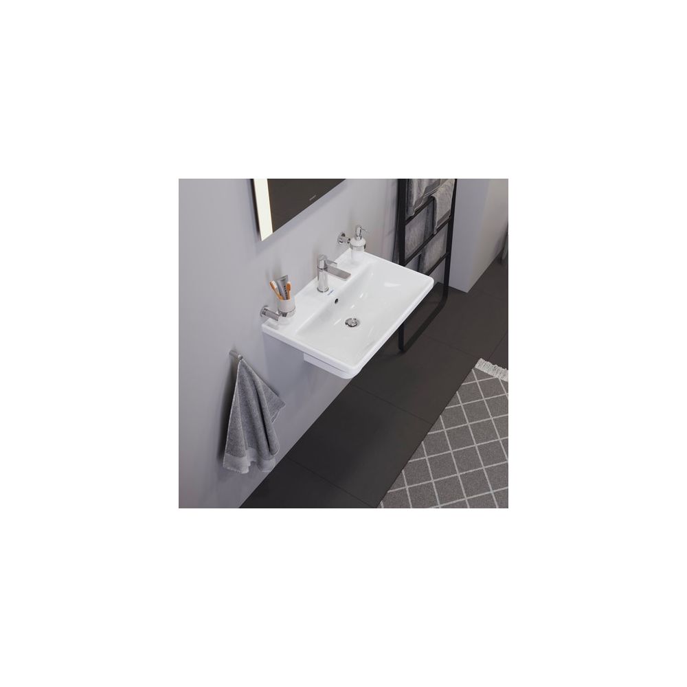 Duravit D-Neo Waschtisch 440x650x165mm wandhäng., Weiß Hochglanz, Rechteckig, 1 Was... DURAVIT-2366650000 4063382016607 (Abb. 4)