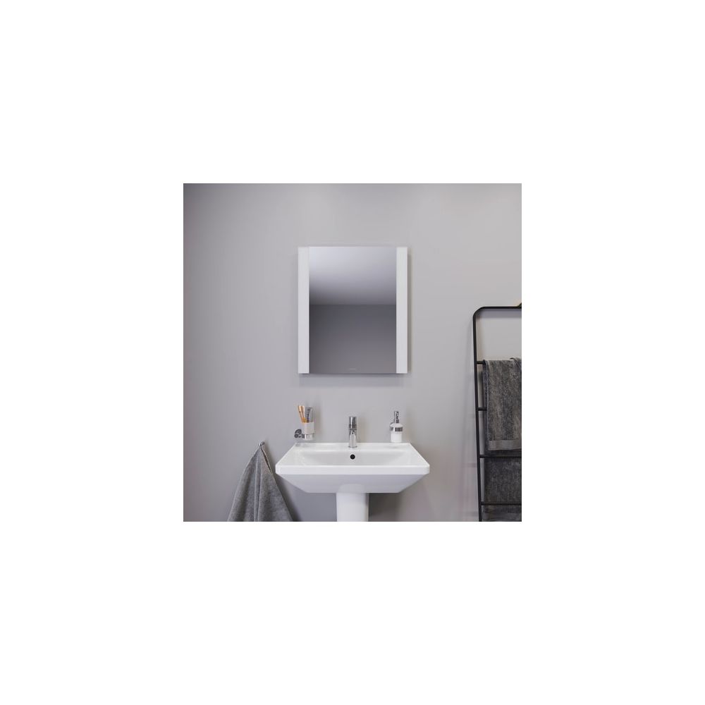 Duravit Licht und Spiegel Wandmontage 34x600x700mm, Mattweiß, Good, LED seitli... DURAVIT-LM7865000000000 4063382552129 (Abb. 2)