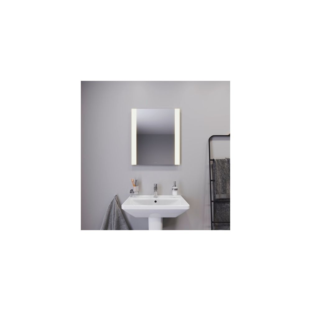 Duravit Licht und Spiegel Wandmontage 34x600x700mm, Mattweiß, Good, LED seitli... DURAVIT-LM7865000000000 4063382552129 (Abb. 3)