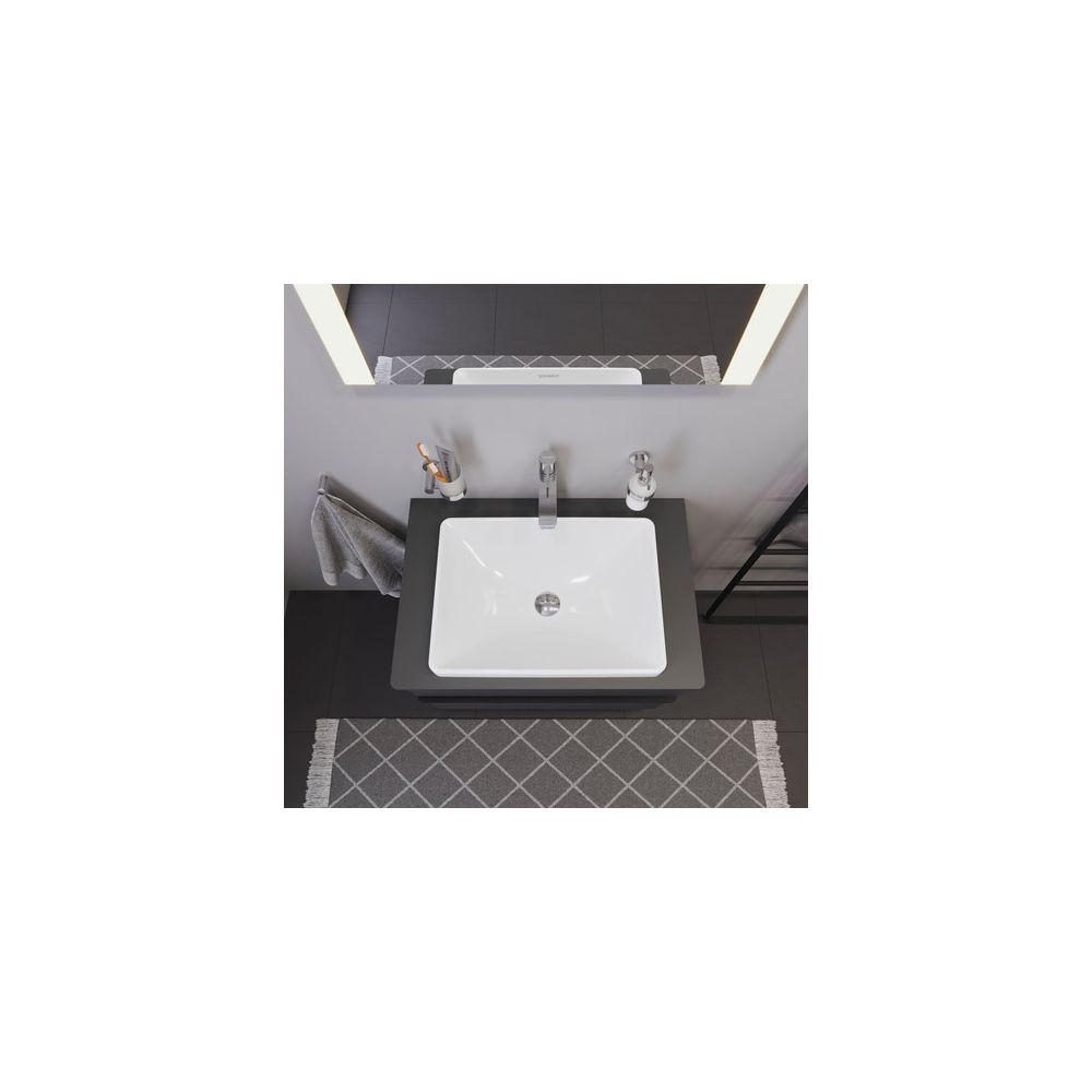 Duravit D-Neo Einbauwaschtisch 440x600x170mm, Weiß Hochglanz, ohne HLB/Überlauf, Ge... DURAVIT-0358600079 4063382157218 (Abb. 4)