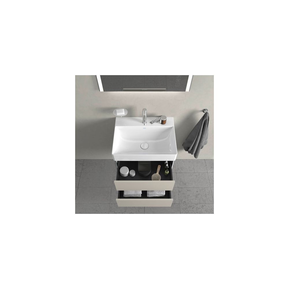 Duravit XSquare Waschtischunterbau wandhäng. 460x584x397mm Taupe Matt, Grifflos, 2... DURAVIT-XS416109191 4053424523705 (Abb. 7)