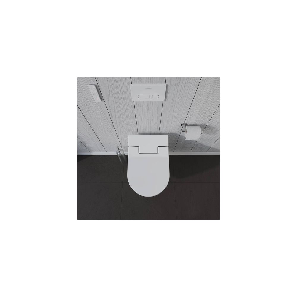 Duravit ME by Starck Wand-WC für Dusch-WC-Sitz 570x370x355mm, Weiß Hochglanz, 4,5l... DURAVIT-25295900001 4021534966804 (Abb. 4)