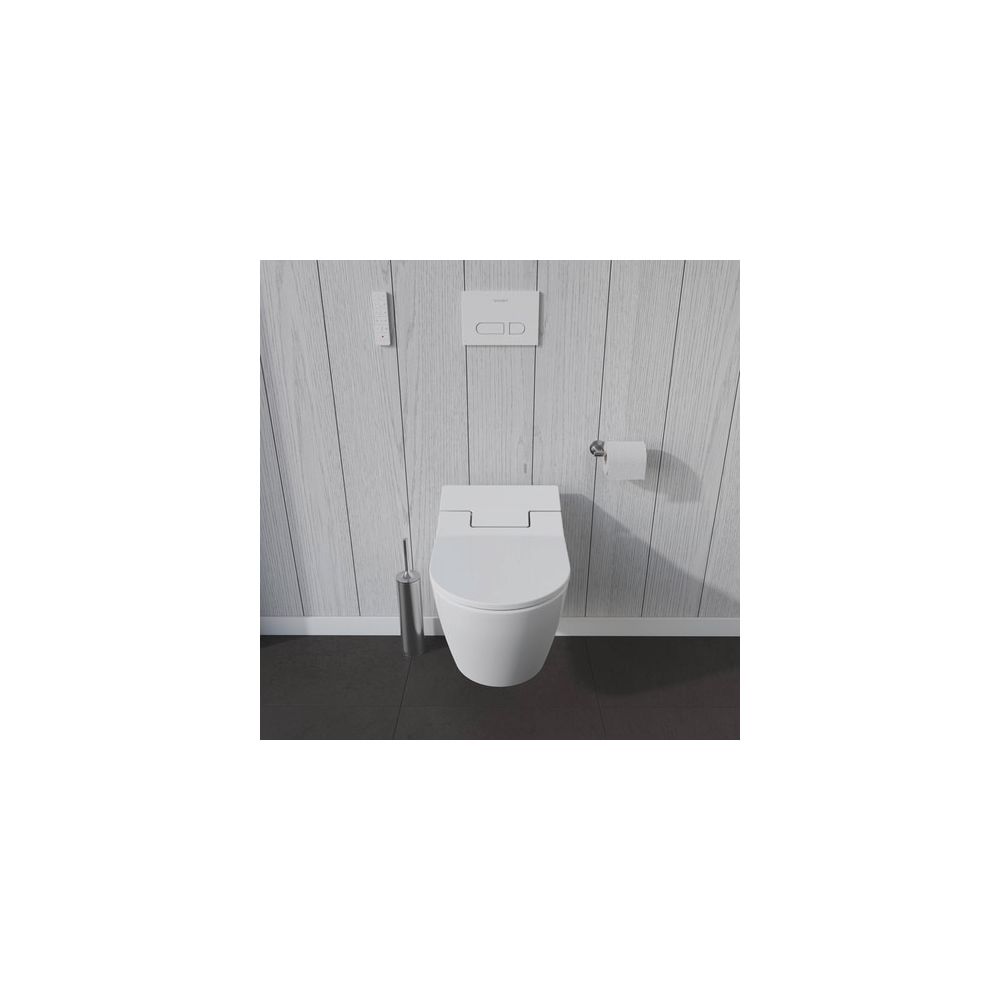 Duravit ME by Starck Wand-WC für Dusch-WC-Sitz 570x370x355mm, Weiß Hochglanz, 4,5l... DURAVIT-25295900001 4021534966804 (Abb. 8)