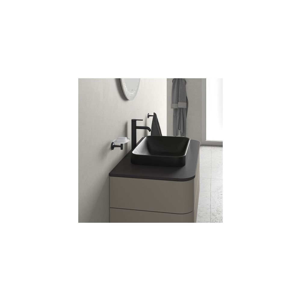 Duravit Happy D.2 Plus Aufsatzbecken 600mm, Anthrazit Matt, Rechteckig, ohne Überla... DURAVIT-2359601300 4053424702247 (Abb. 4)