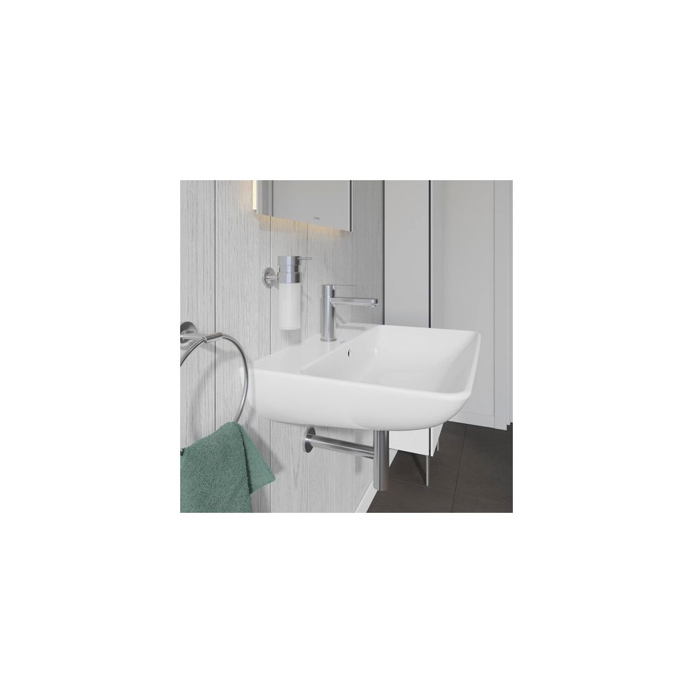 Duravit ME by Starck Waschtisch 490x650x180mm wandhäng., Weiß Hochglanz, Rechteckig... DURAVIT-2335650000 4021534966613 (Abb. 5)