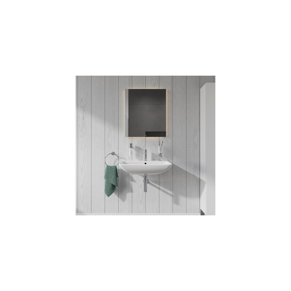 Duravit ME by Starck Waschtisch 490x650x180mm wandhäng., Weiß Hochglanz, Rechteckig... DURAVIT-2335650000 4021534966613 (Abb. 7)