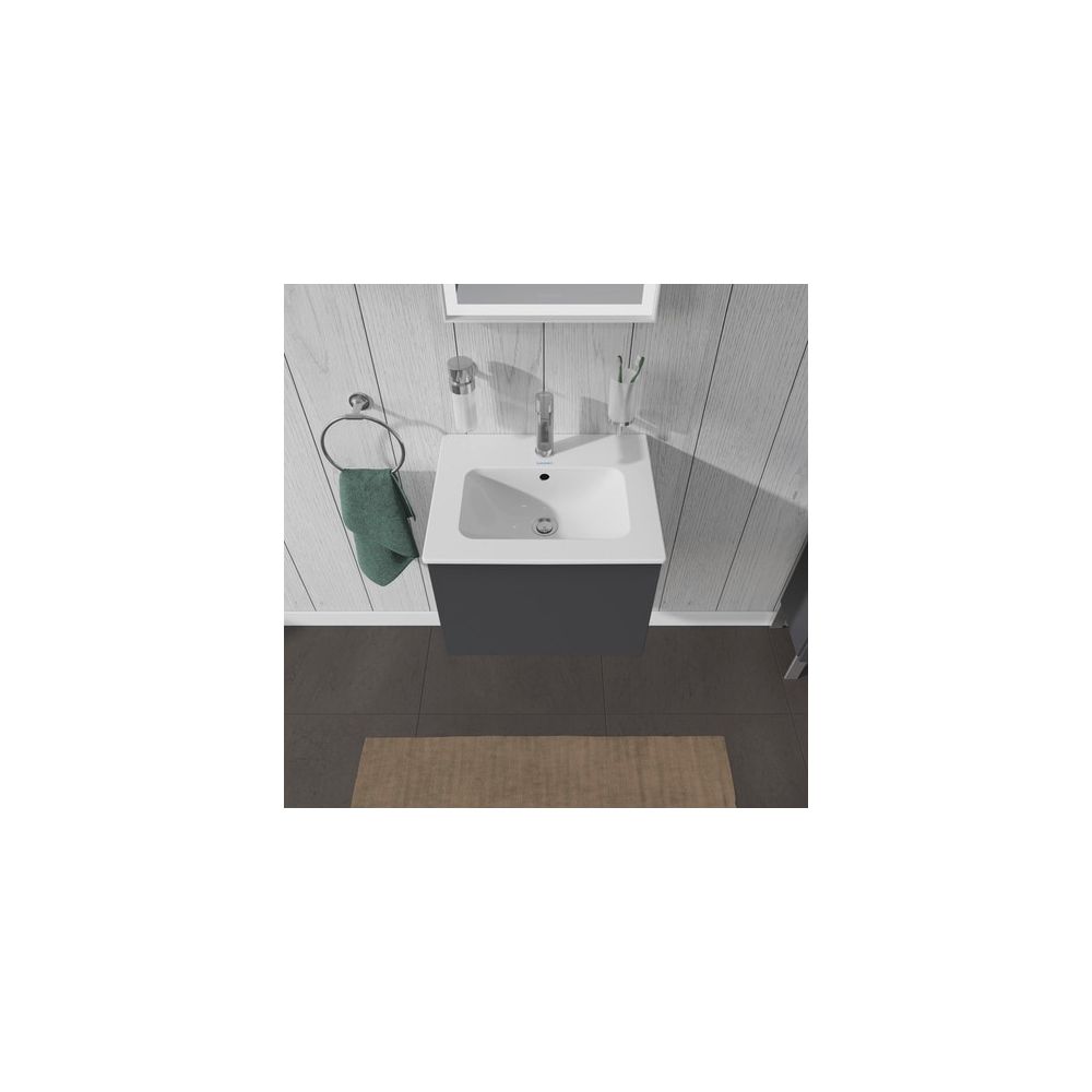 Duravit L-Cube Waschtischunterbau wandh. 421x520x400mm Compact Graphit Matt, Griff... DURAVIT-LC611804949 4063382032782 (Abb. 1)