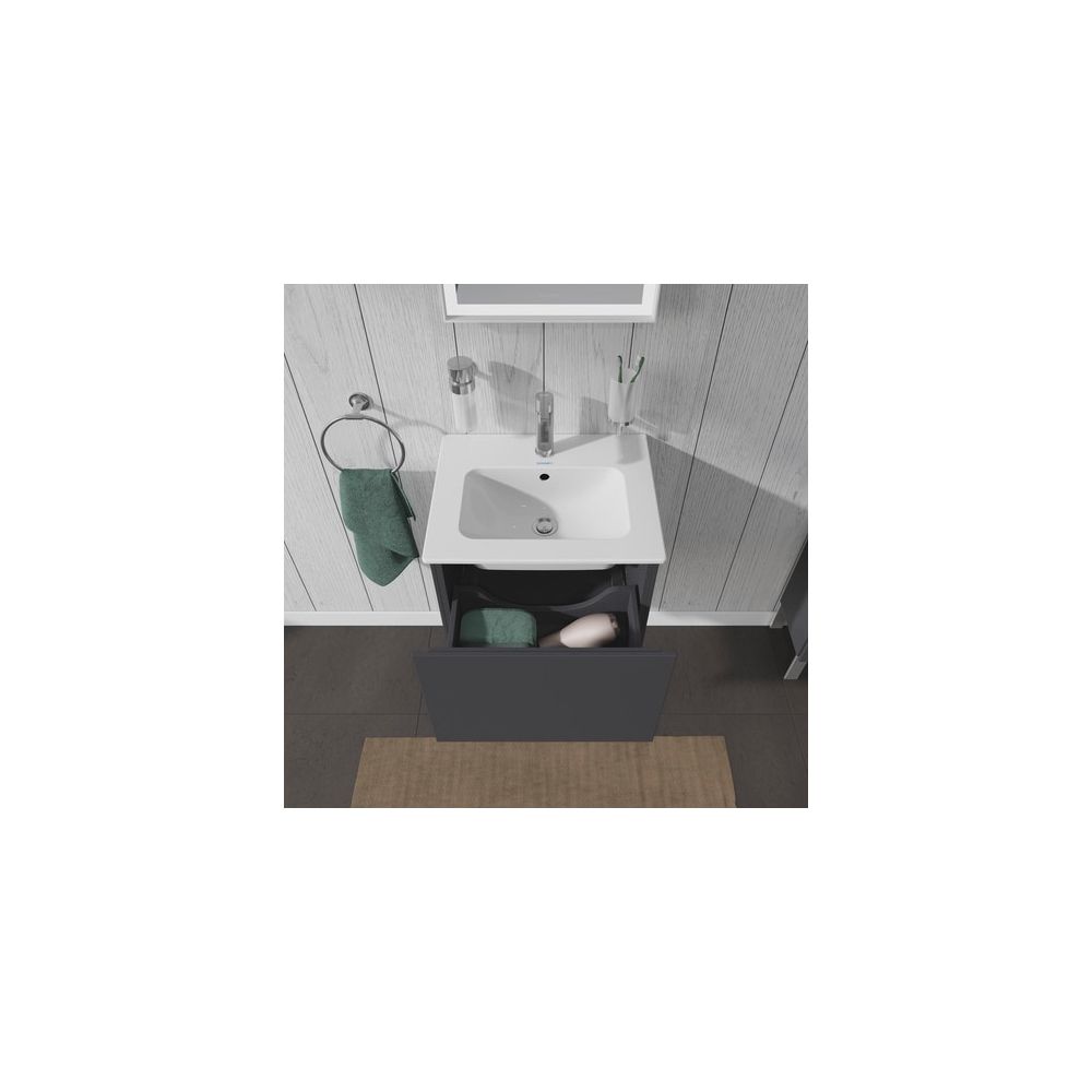 Duravit L-Cube Waschtischunterbau wandh. 421x520x400mm Compact Graphit Matt, Griff... DURAVIT-LC611804949 4063382032782 (Abb. 3)