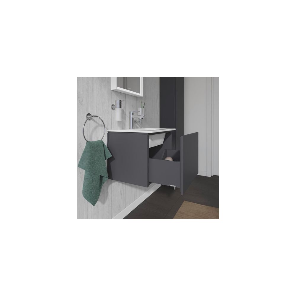 Duravit L-Cube Waschtischunterbau wandh. 421x520x400mm Compact Graphit Matt, Griff... DURAVIT-LC611804949 4063382032782 (Abb. 5)