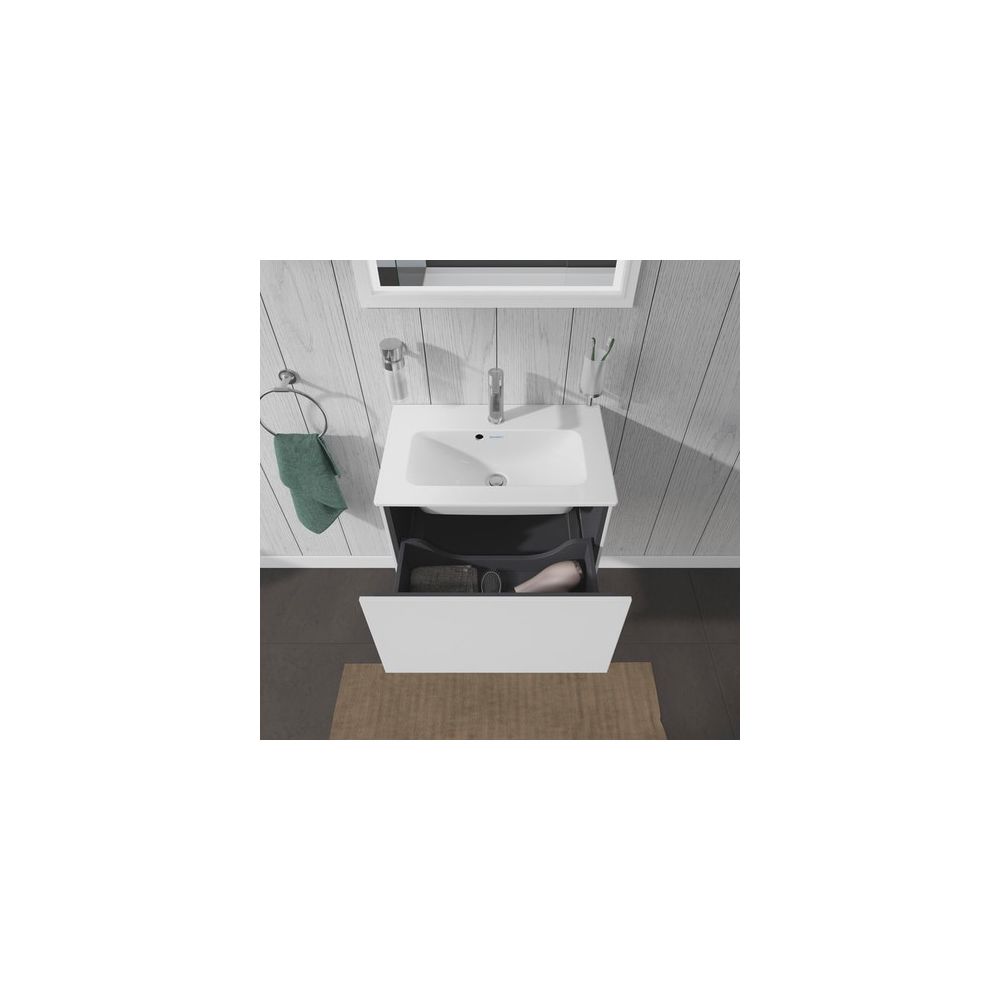 Duravit L-Cube Waschtischunterbau wandh. 391x620x400mm, Compact Mattweiß, Grifflos... DURAVIT-LC615601818 4053424451091 (Abb. 3)