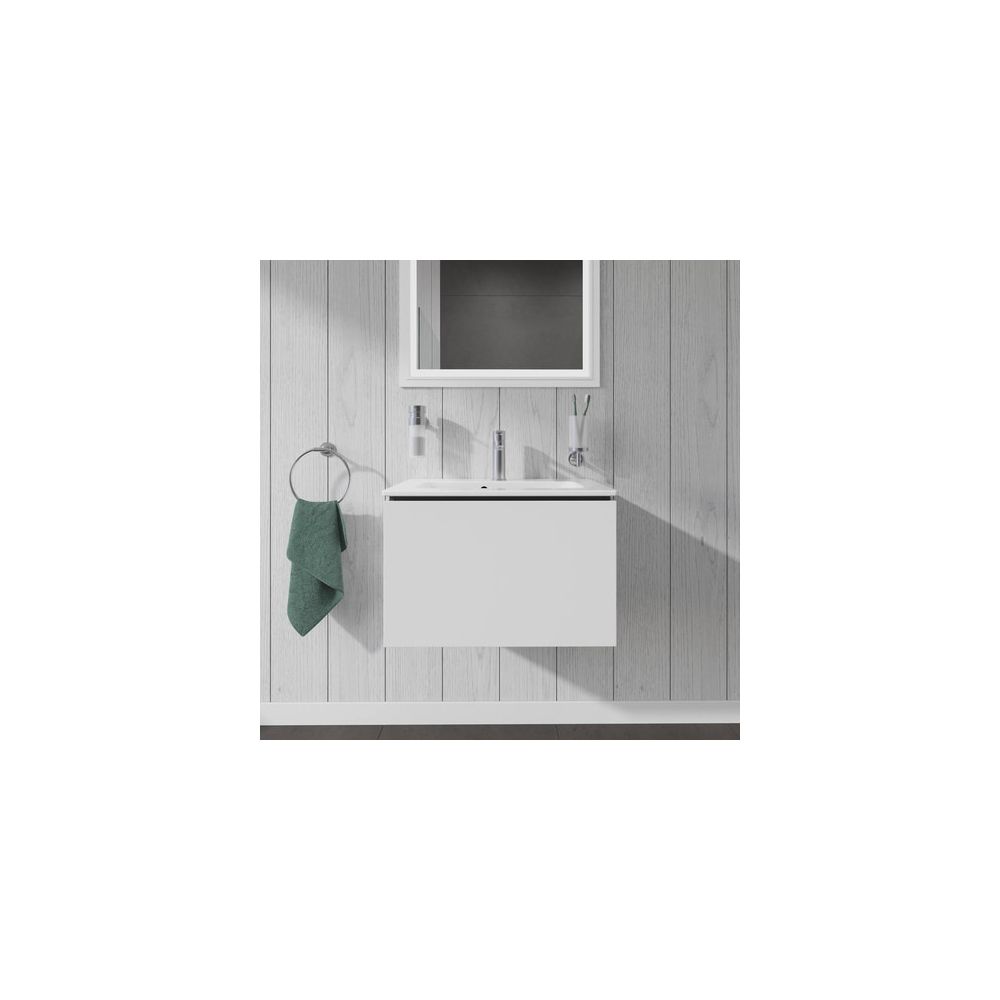 Duravit L-Cube Waschtischunterbau wandh. 391x620x400mm, Compact Mattweiß, Grifflos... DURAVIT-LC615601818 4053424451091 (Abb. 4)